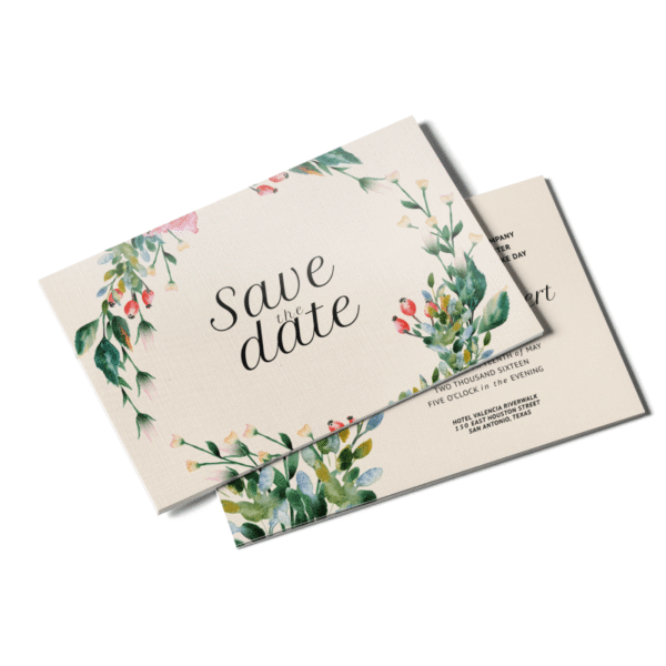 13pt Linen Uncoated Postcards